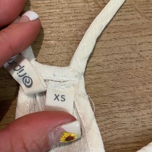 Rip Curl White Lace Trim Tank Top - Picture 3 of 12